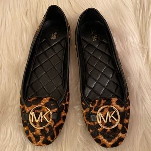 NWOT Michael Kors Cheetah Flats